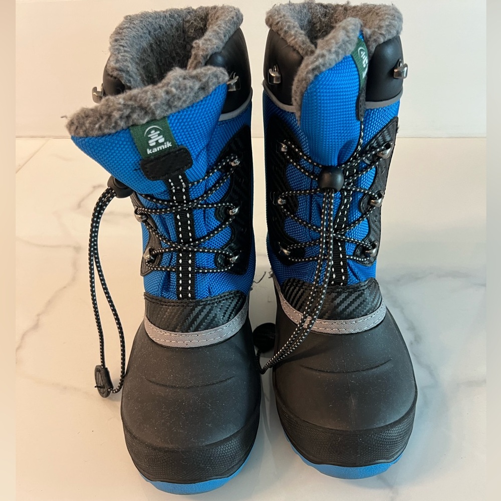 Kamik Royal Blue and Black Insulated Boots